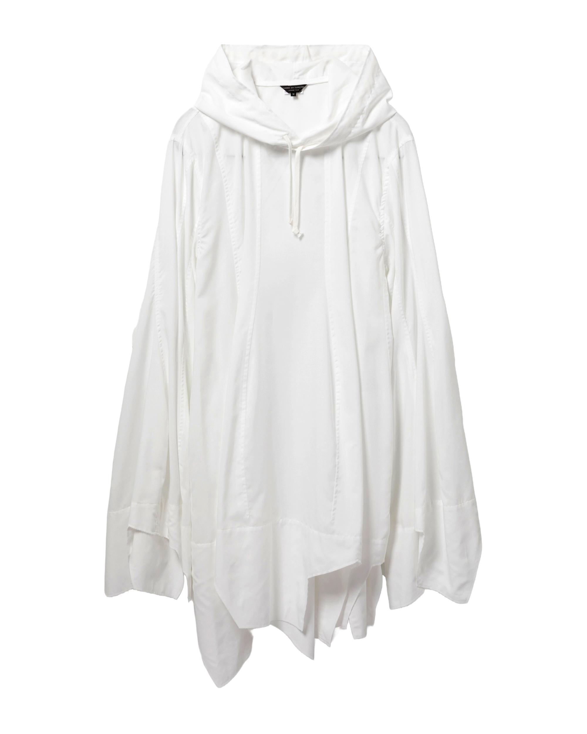 Hooded tunic top by COMME DES GARCONS