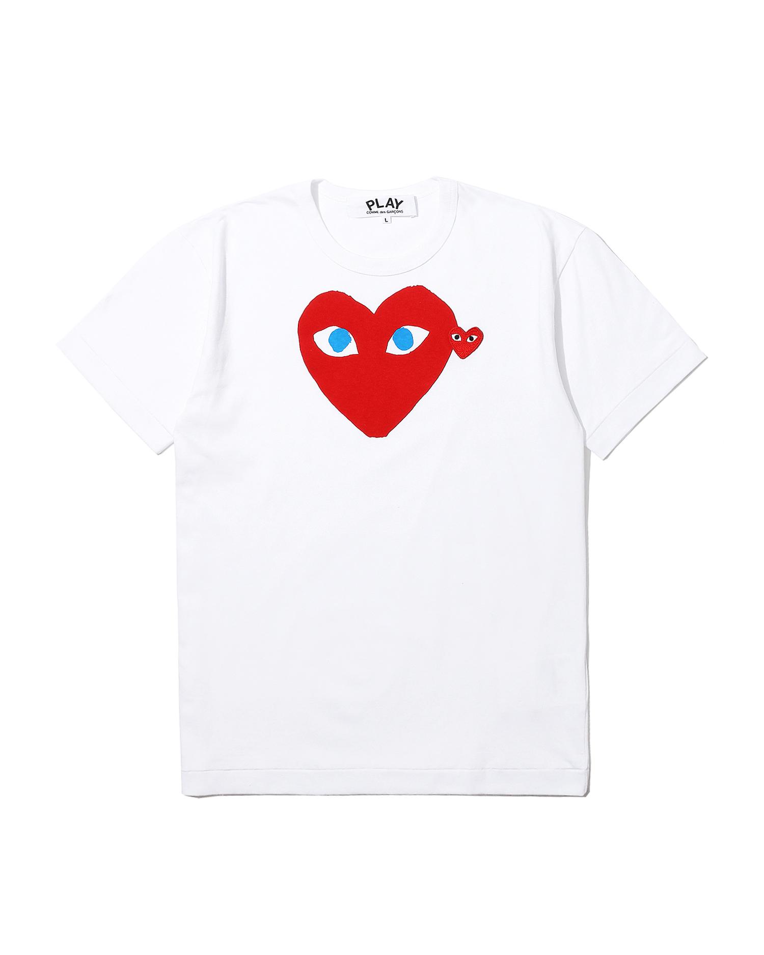 Layered heart tee by COMME DES GARCONS