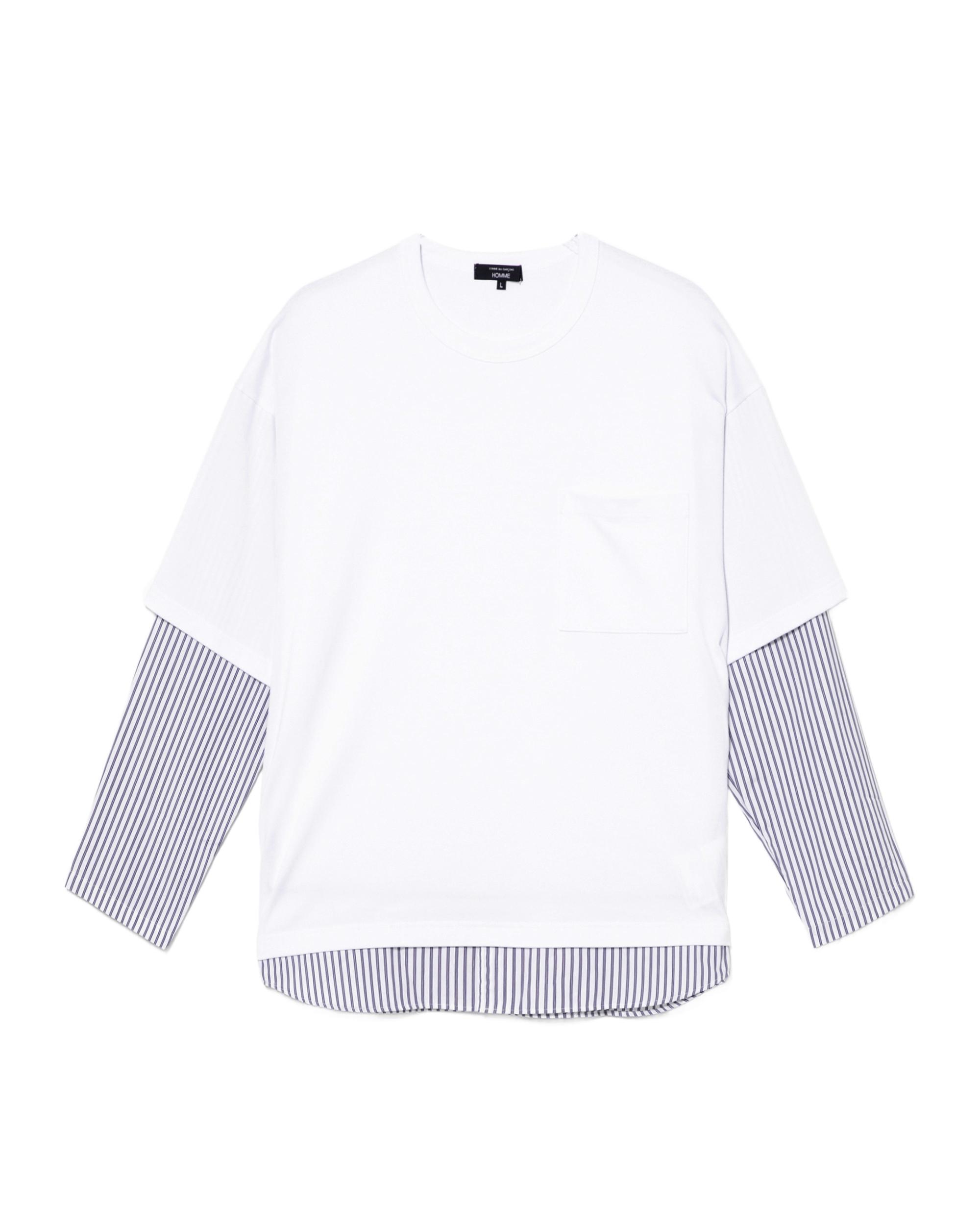 Layered sleeve tee by COMME DES GARCONS