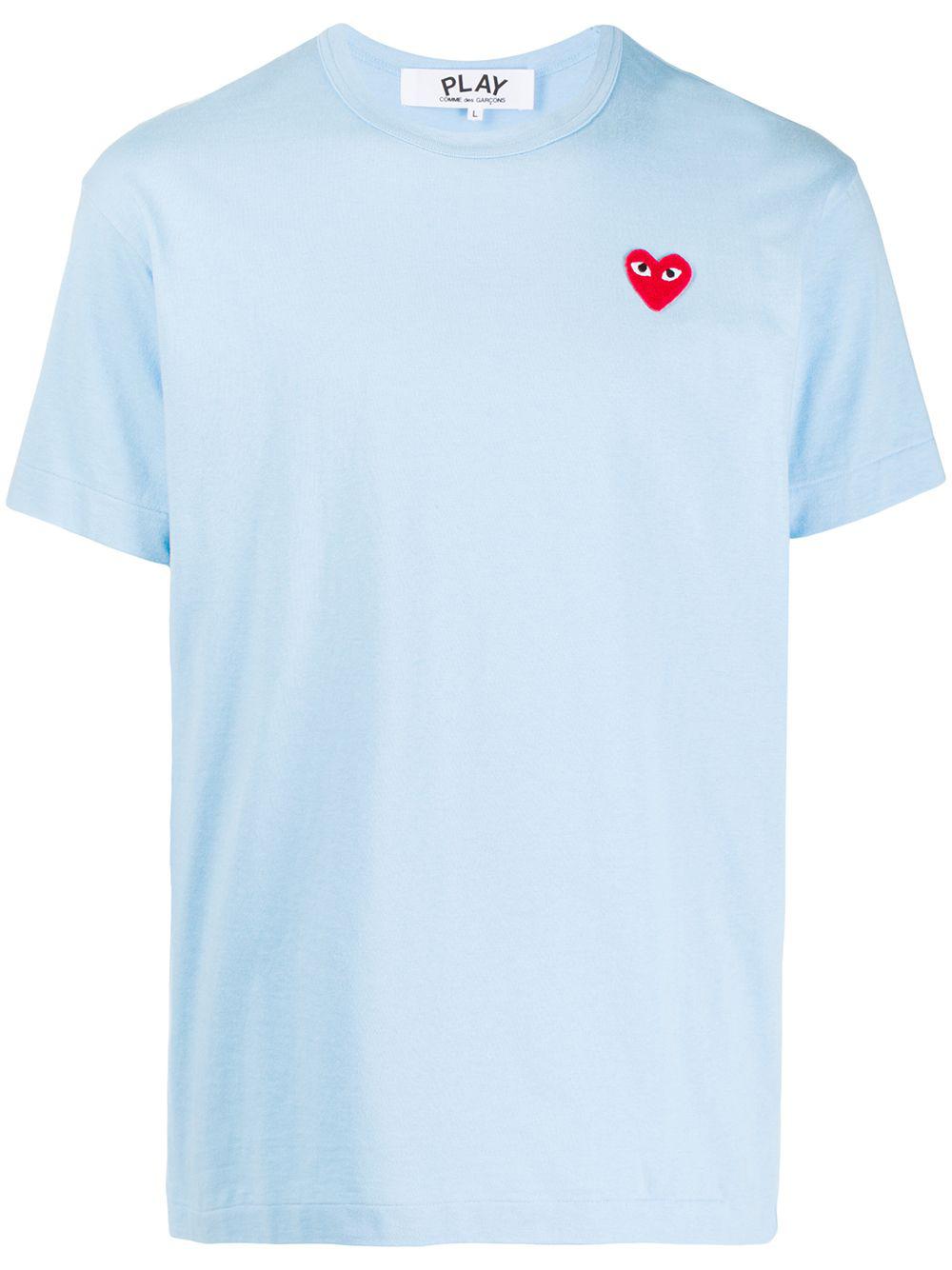 Little Red Heart logo T-shirt by COMME DES GARCONS