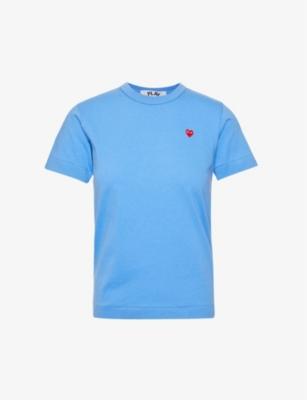Logo-embroidered cotton-jersey T-shirt by COMME DES GARCONS