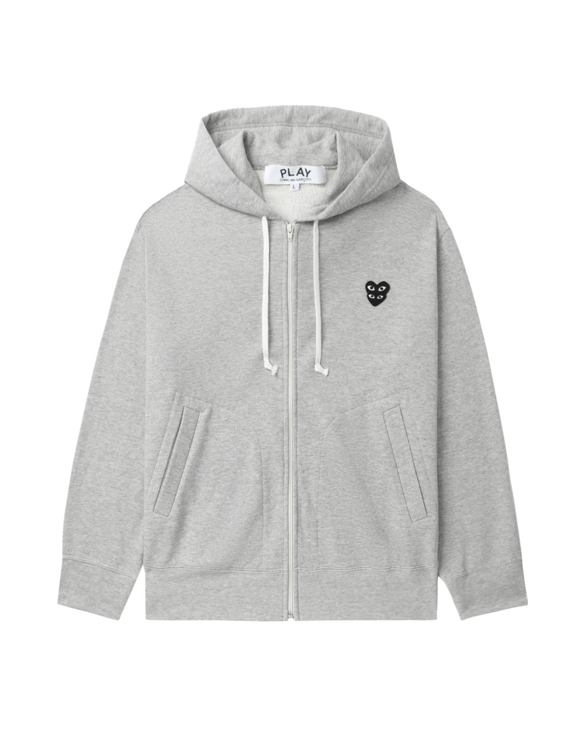 Logo embroidered zip-up jacket by COMME DES GARCONS