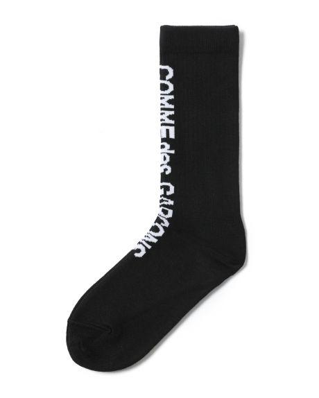 Logo intarsia socks by COMME DES GARCONS