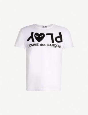 Logo-print cotton-jersey T-shirt by COMME DES GARCONS