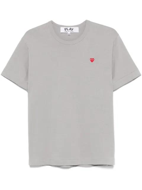 Mini Heart-patch T-shirt by COMME DES GARCONS
