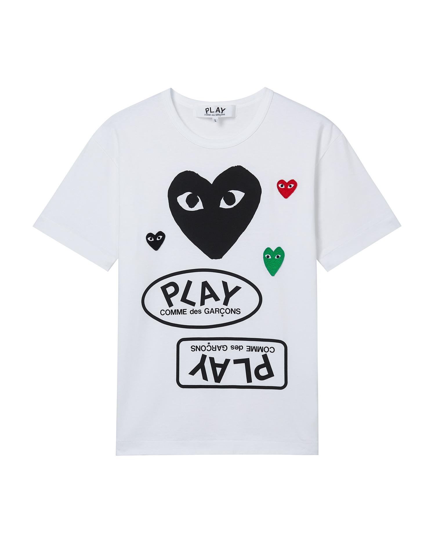 Multiple logo tee by COMME DES GARCONS