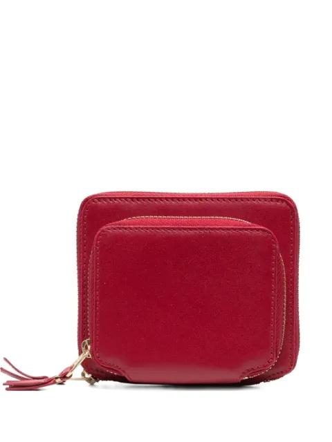 Outside pocket double-zip wallet by COMME DES GARCONS