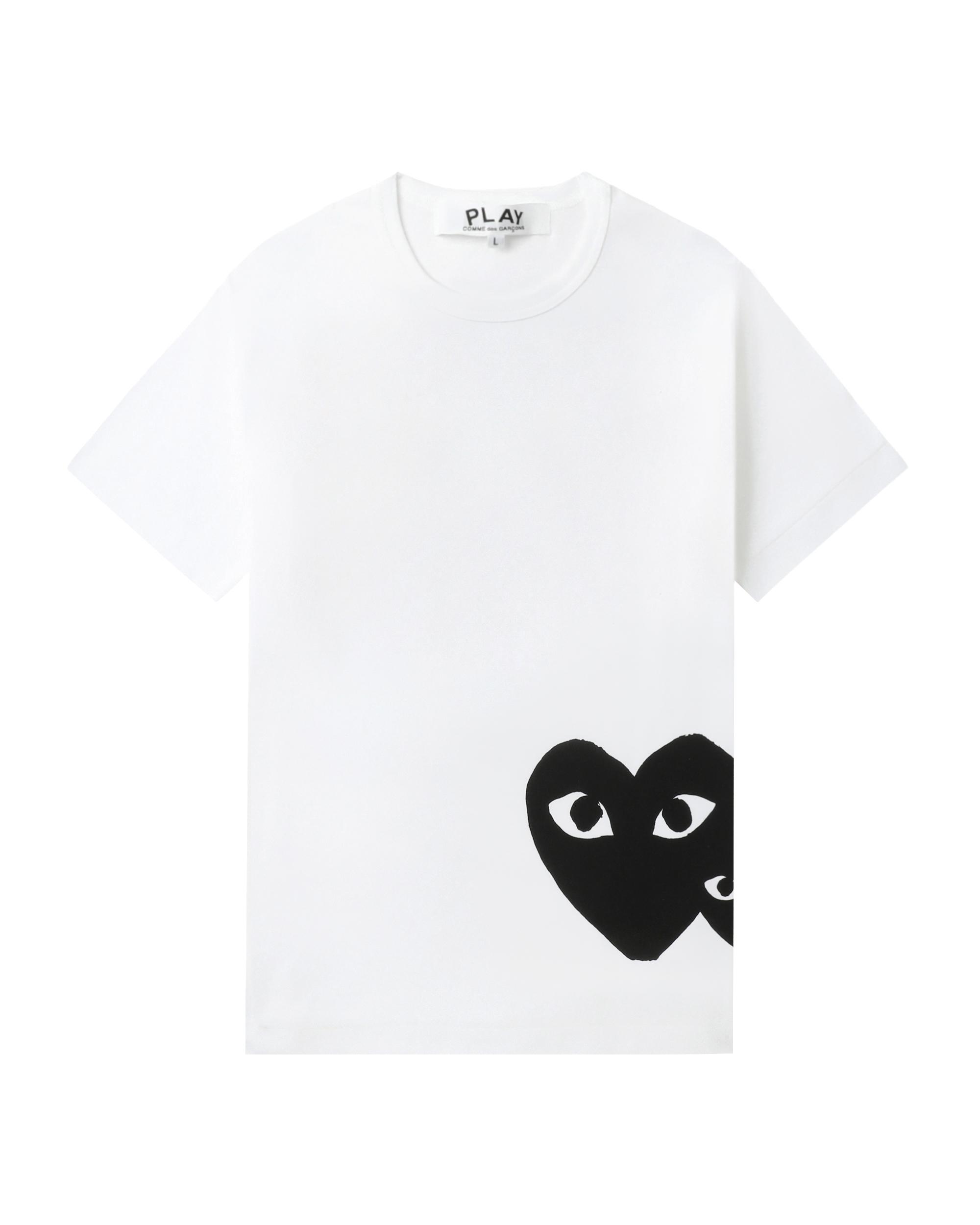 Oversized heart logo tee by COMME DES GARCONS
