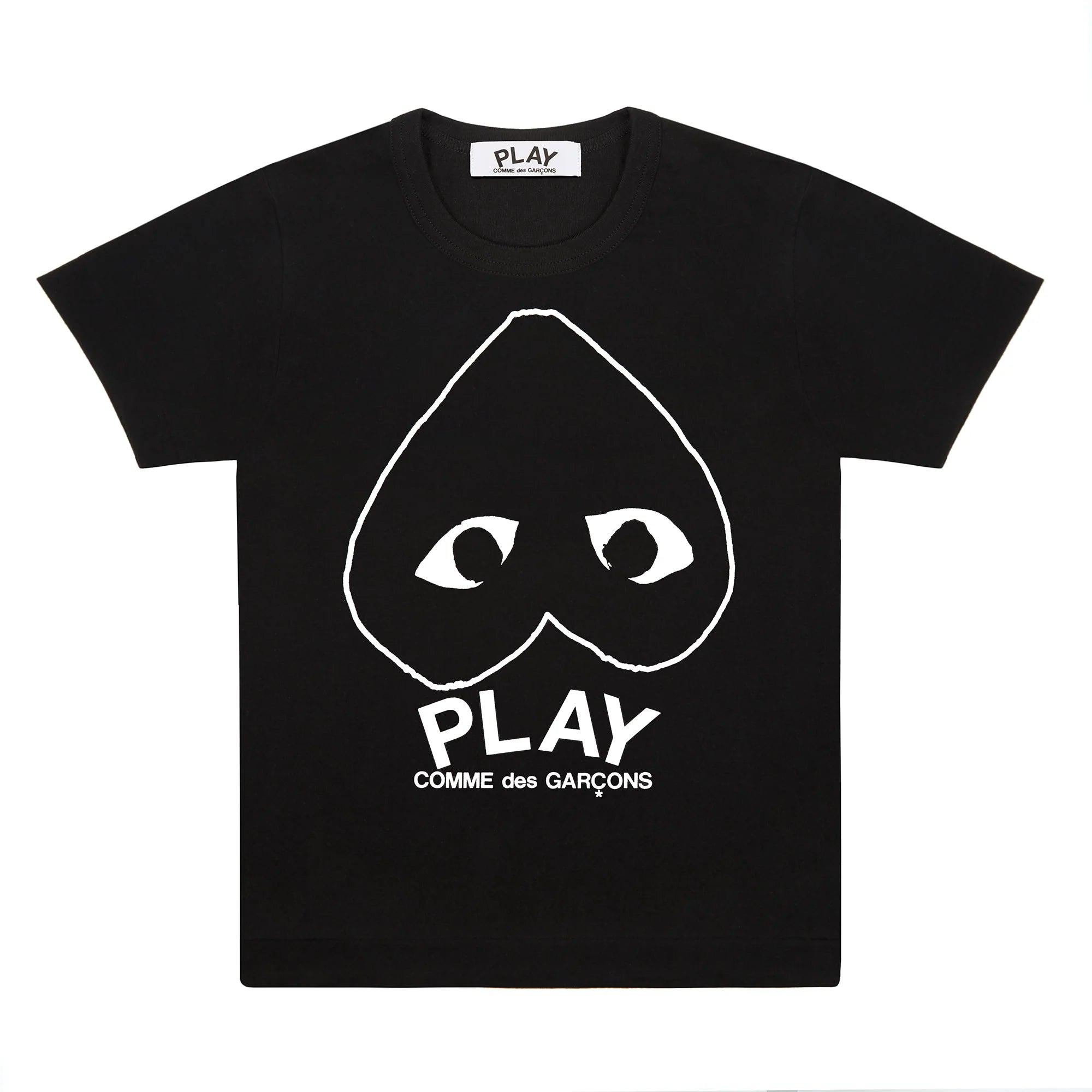 PLAY - Black T-Shirt - (T113)(T114) by COMME DES GARCONS