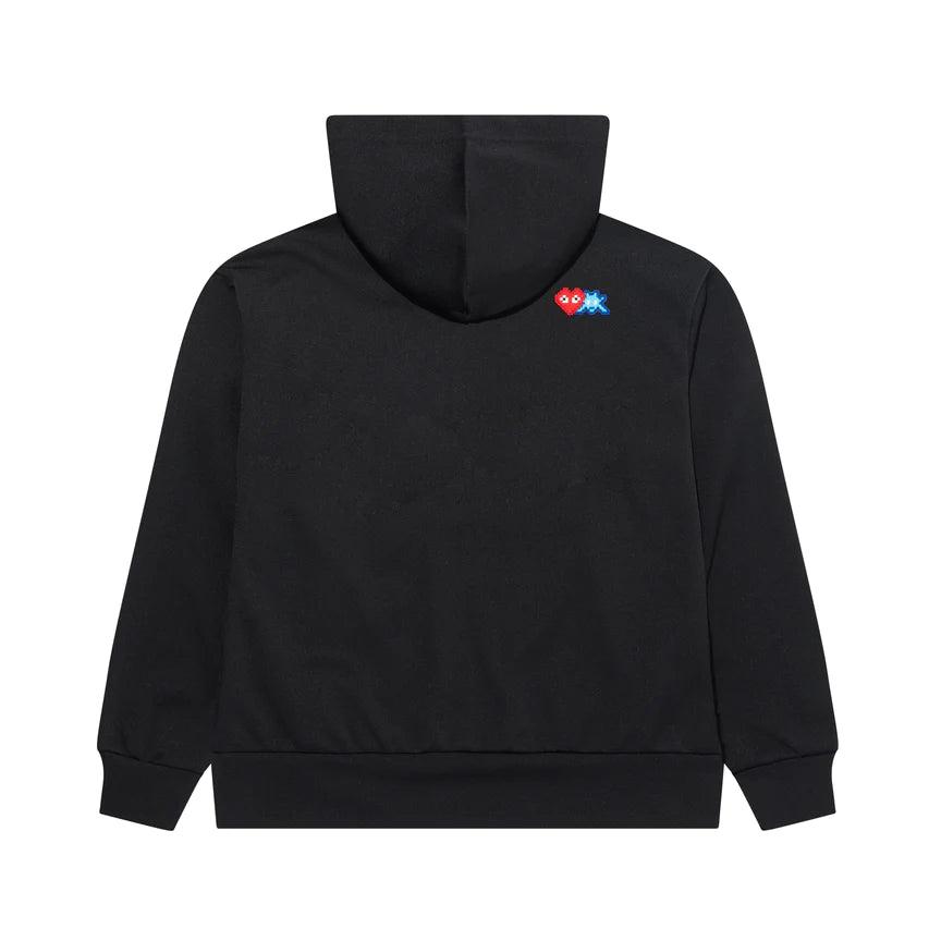 PLAY - the Artist Invader Hooded Zip Sweatshirt - (Black) by COMME DES GARCONS