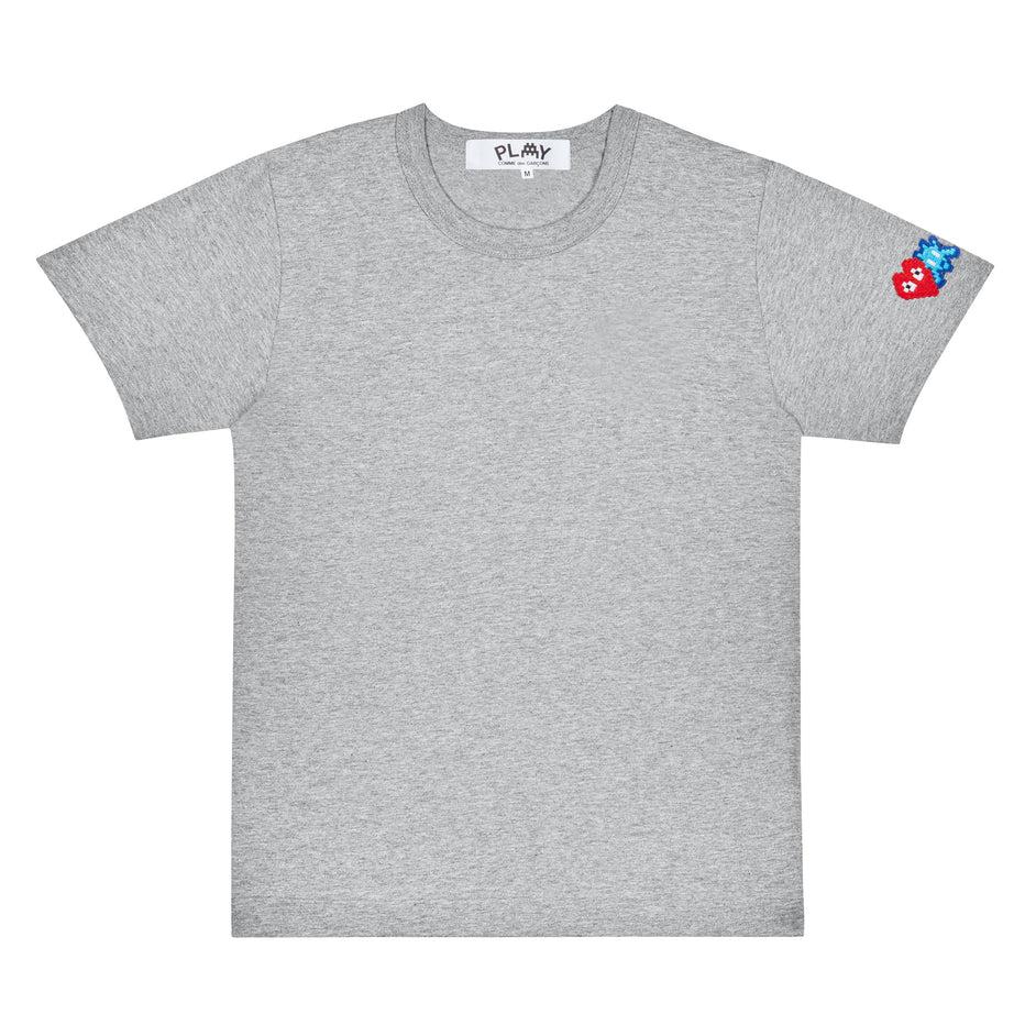 PLAY - the Artist Invader T-Shirt - (T327)(T328)(Grey) by COMME DES GARCONS