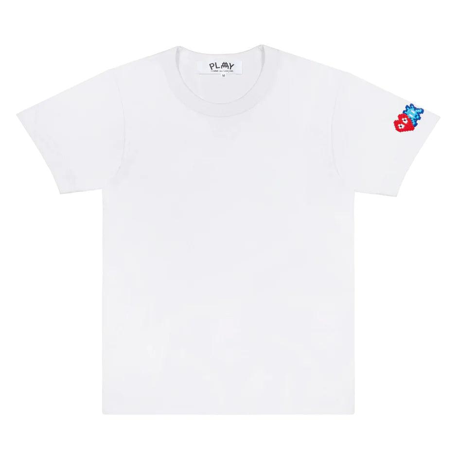 PLAY - the Artist Invader T-Shirt - (T327)(T328)(White) by COMME DES GARCONS