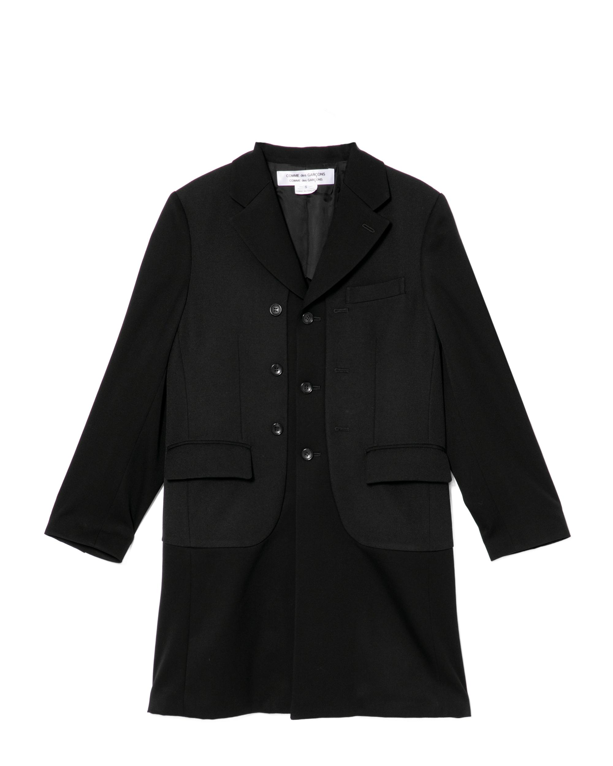 Panelled long blazer by COMME DES GARCONS