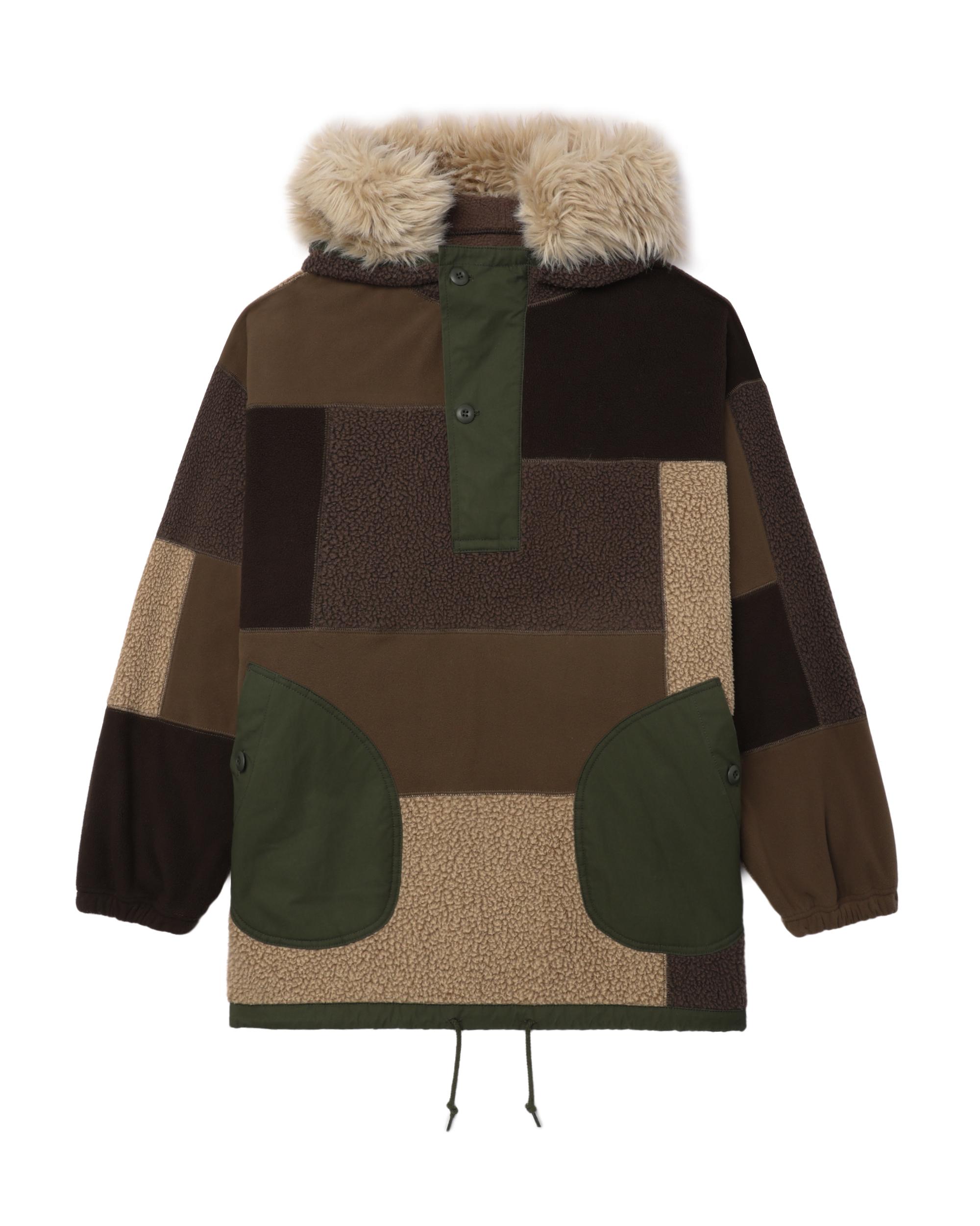 Patchwork fleece jacket by COMME DES GARCONS