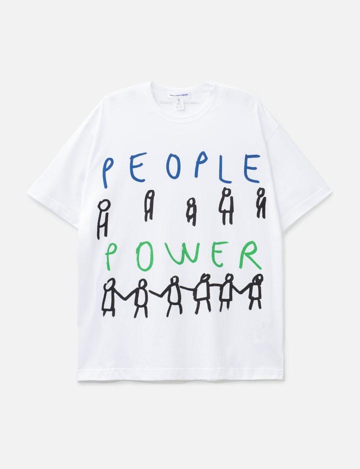 People Power OVS Short Sleeves T-Shirt by COMME DES GARCONS