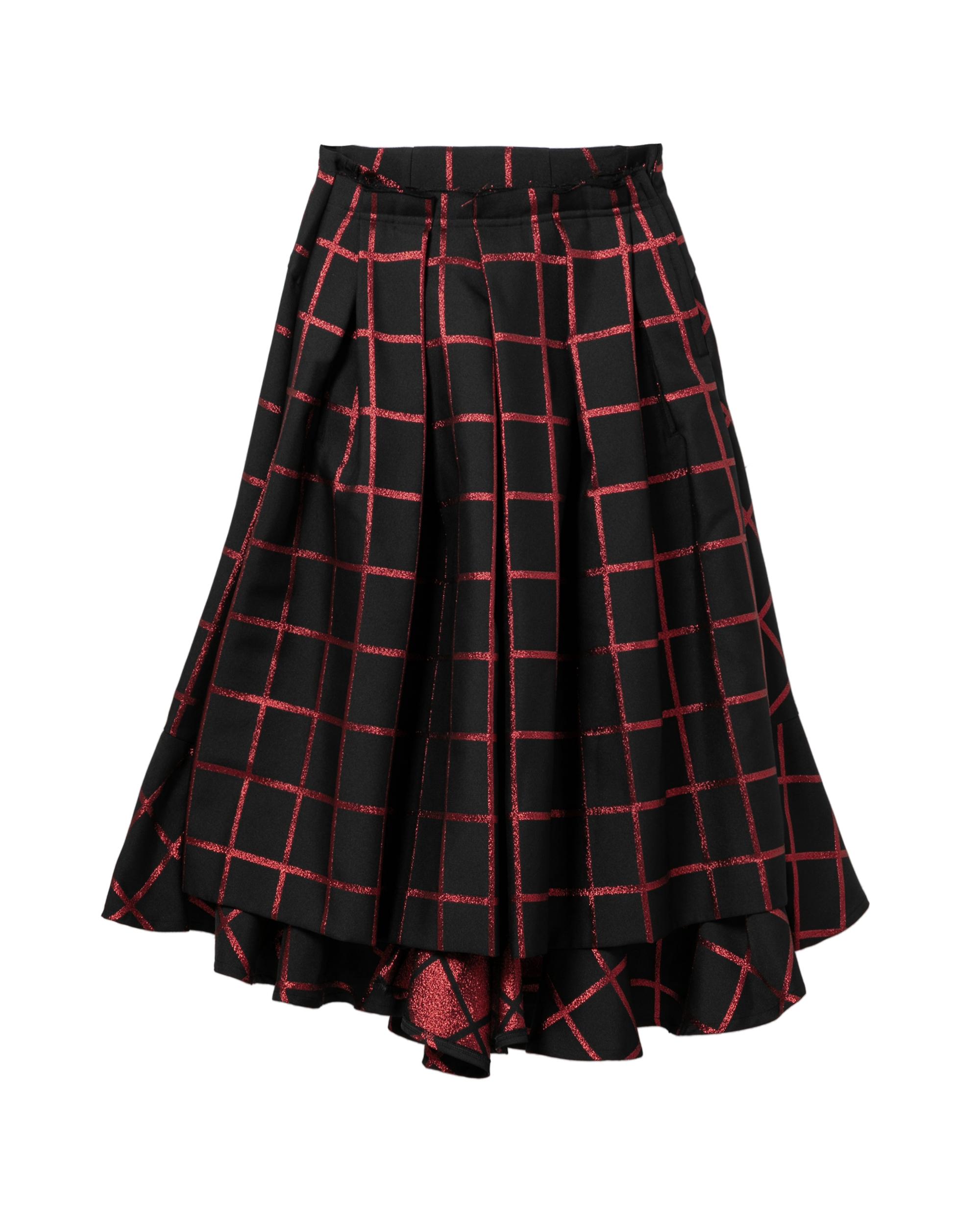 Plaid midi skirt by COMME DES GARCONS