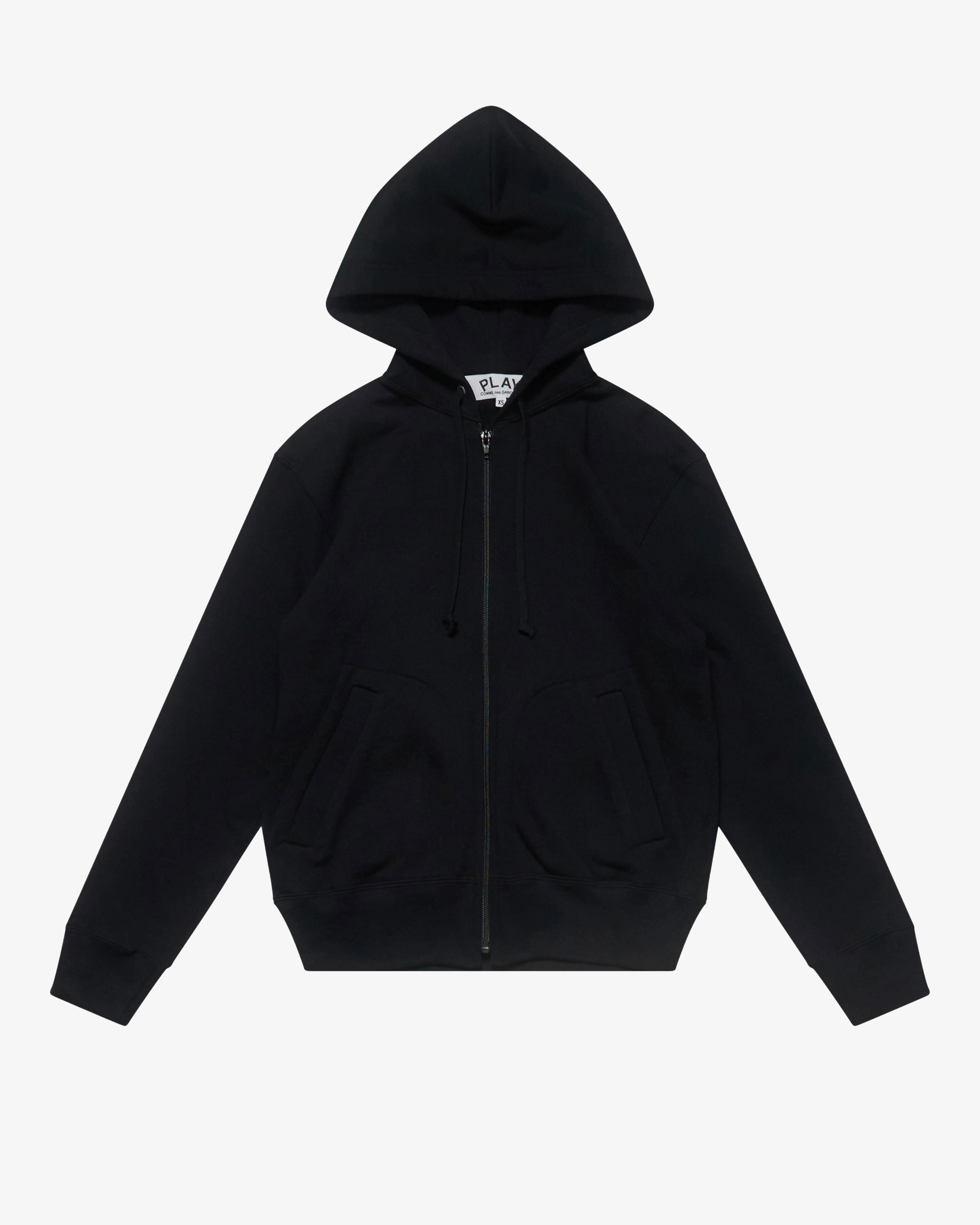 Play - Black Emblem Hoodie - (Black) by COMME DES GARCONS