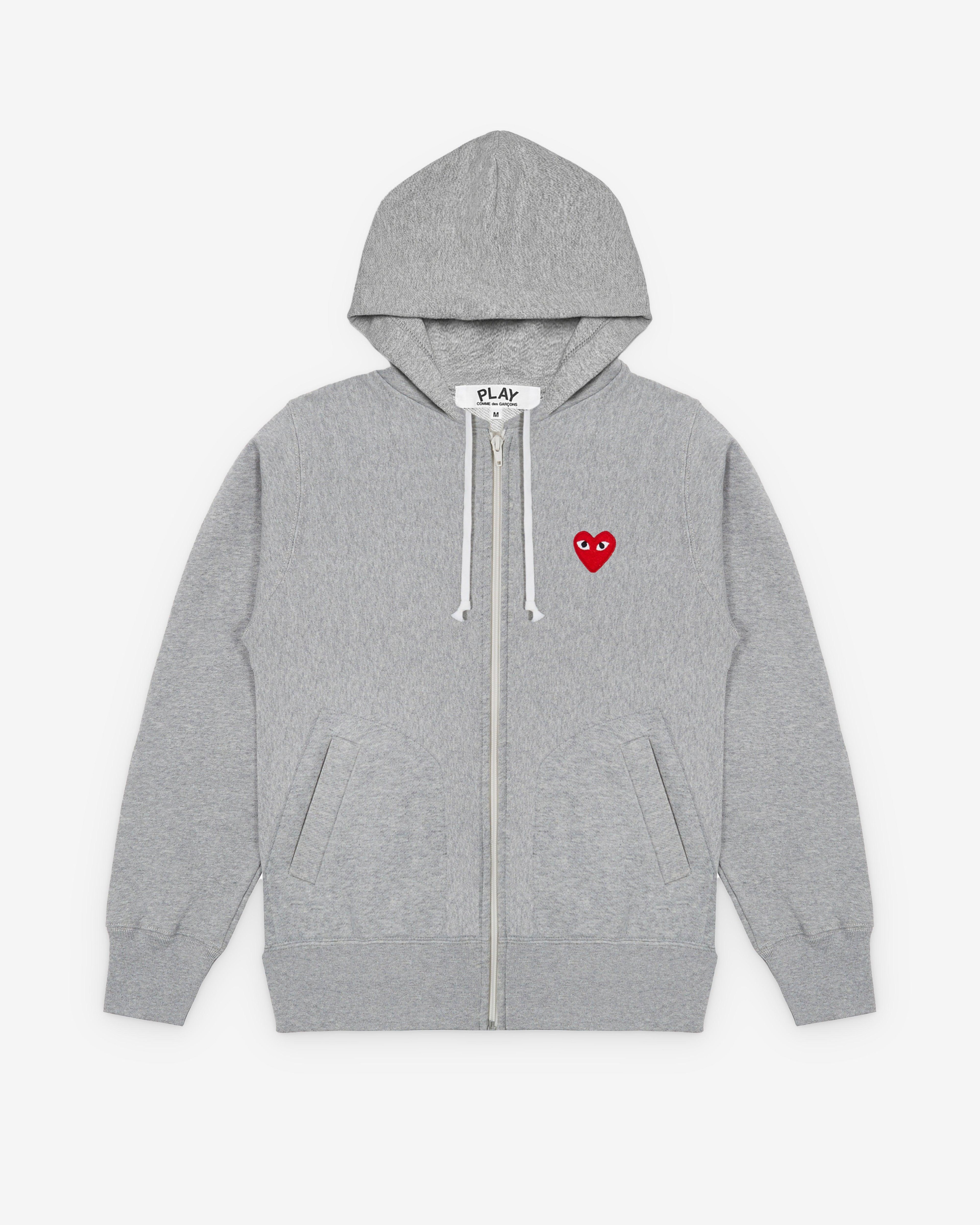 Play Comme des Garçons - Sweatshirt - (Grey T167) by COMME DES GARCONS
