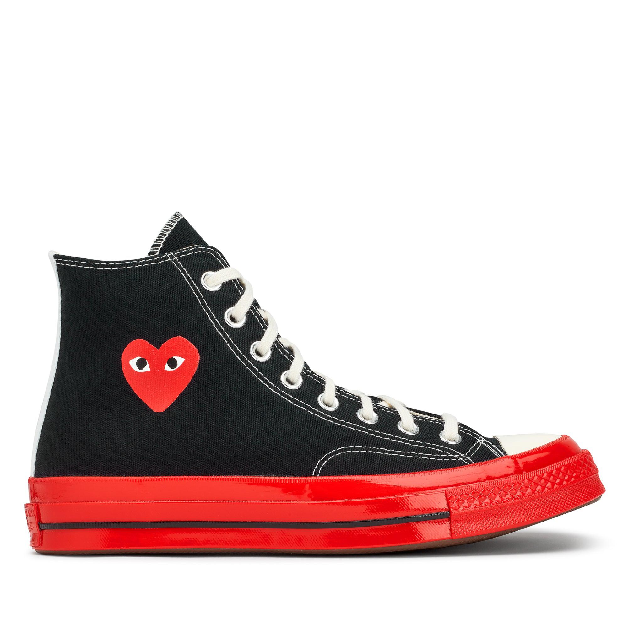 Play Converse - Chuck 70 High Top - (Red/Black) by COMME DES GARCONS
