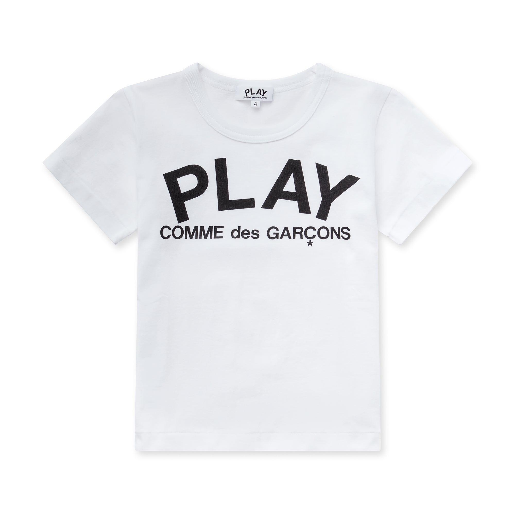 Play - Kid’s T-Shirt - (White) by COMME DES GARCONS