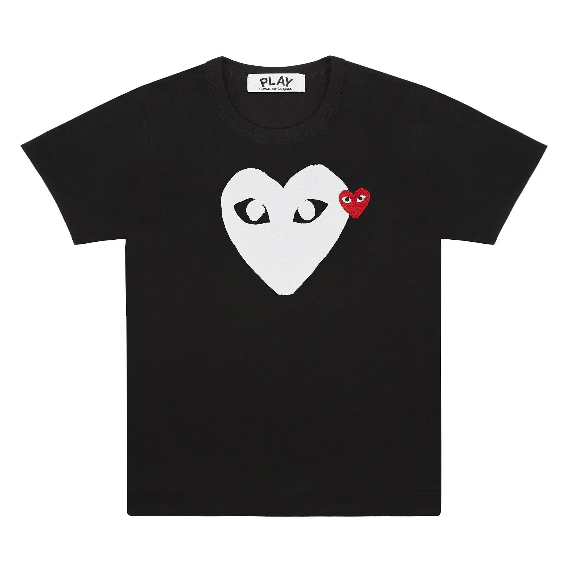Play - Red T-Shirt - (T115)(T116)(Black/White) by COMME DES GARCONS
