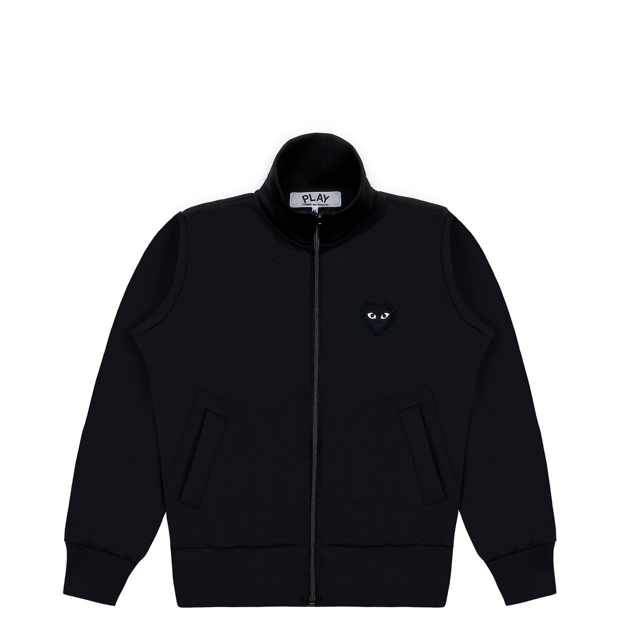 Play - Sweatshirt with Big Heart - (Black) by COMME DES GARCONS