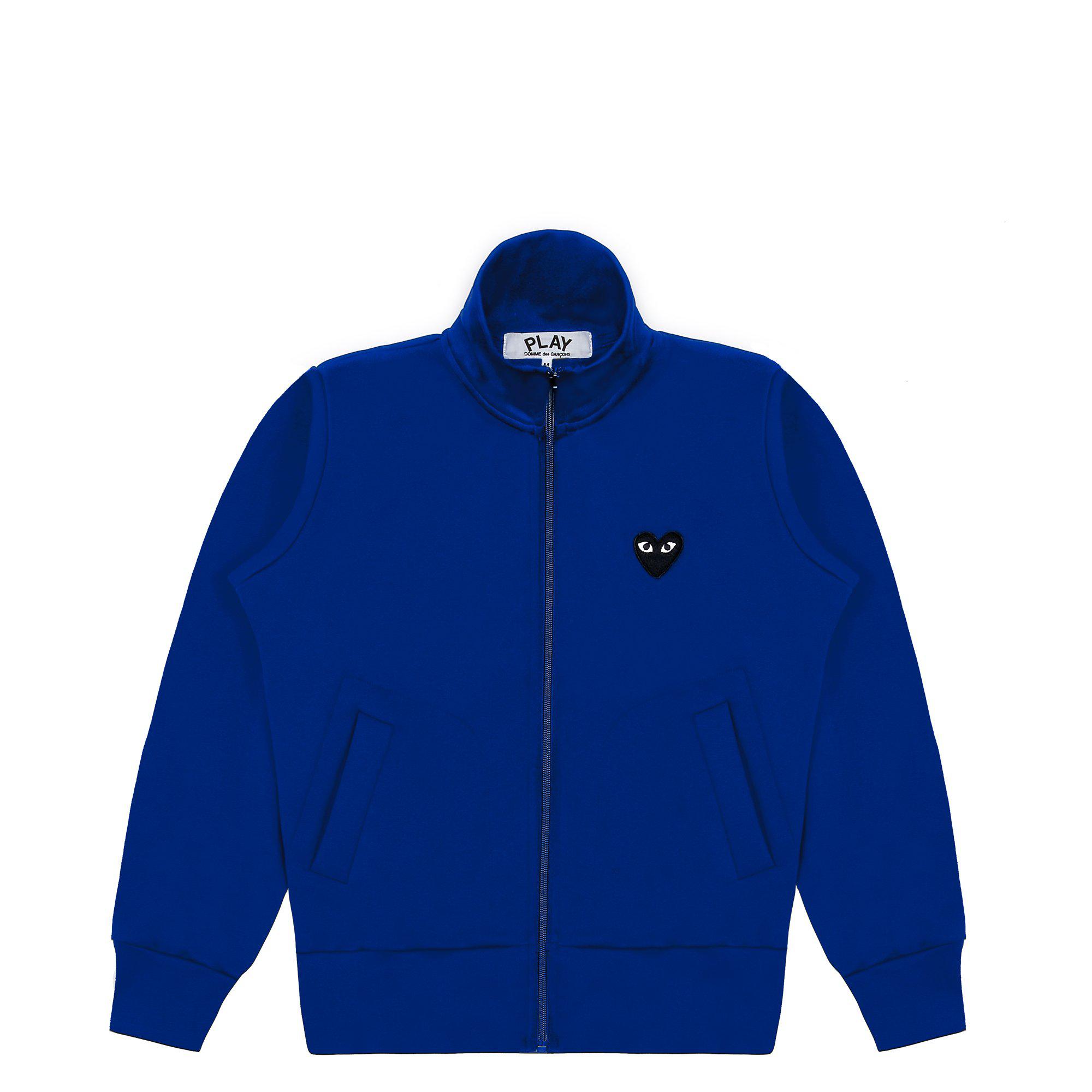 Play - Sweatshirt with Big Heart - (Navy) by COMME DES GARCONS
