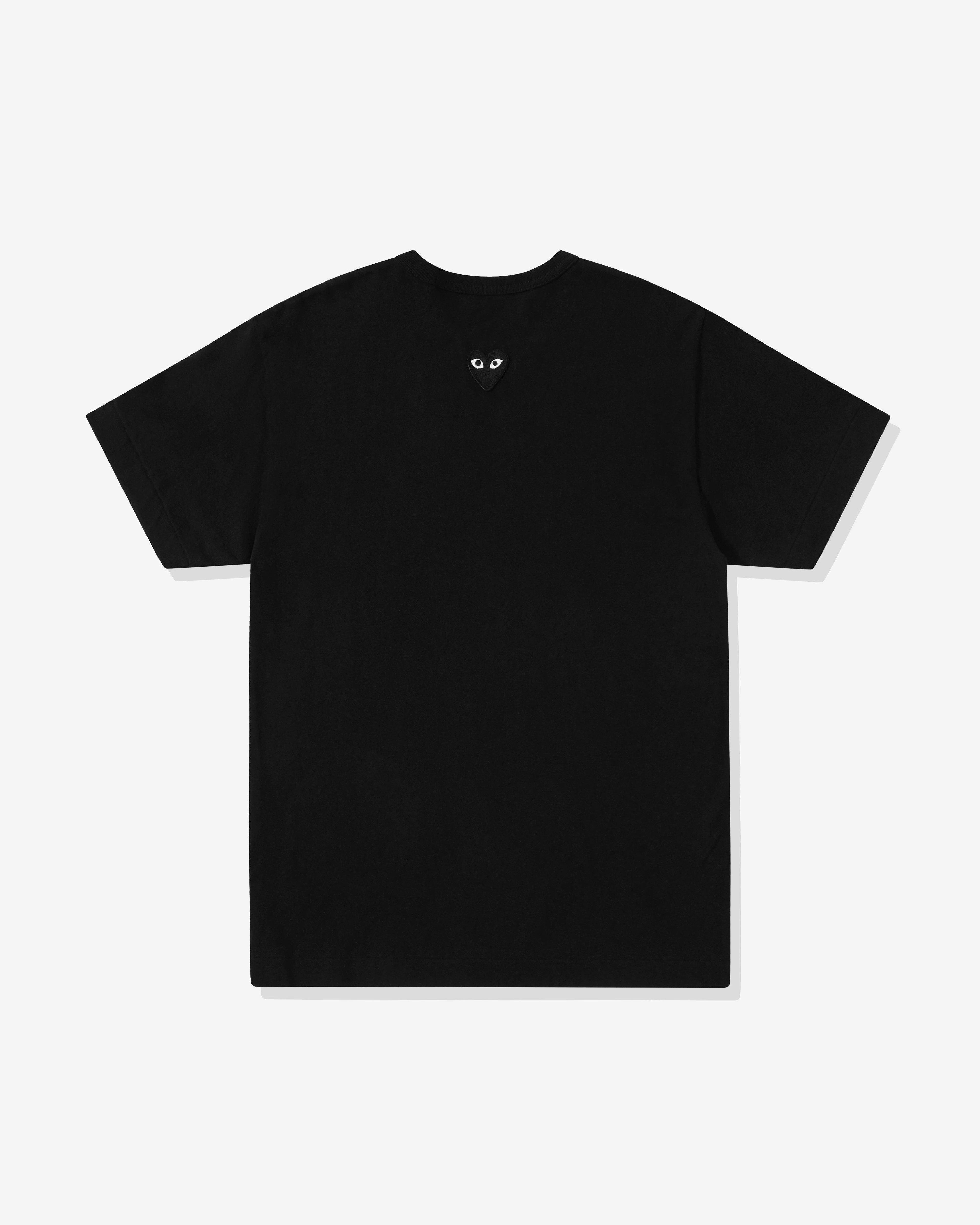 Play - Unisex Reverse Black Heart T-Shirt - (Black) by COMME DES GARCONS
