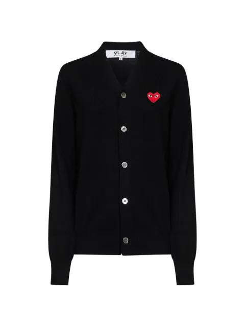 Play emblem cardigan by COMME DES GARCONS