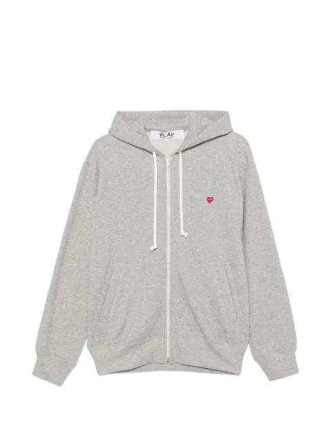 Play heart-patch hoodie by COMME DES GARCONS