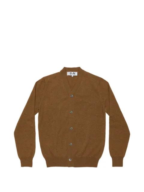 Play logo-patch cardigan by COMME DES GARCONS
