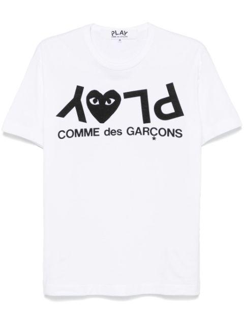 Play logo-print T-shirt by COMME DES GARCONS