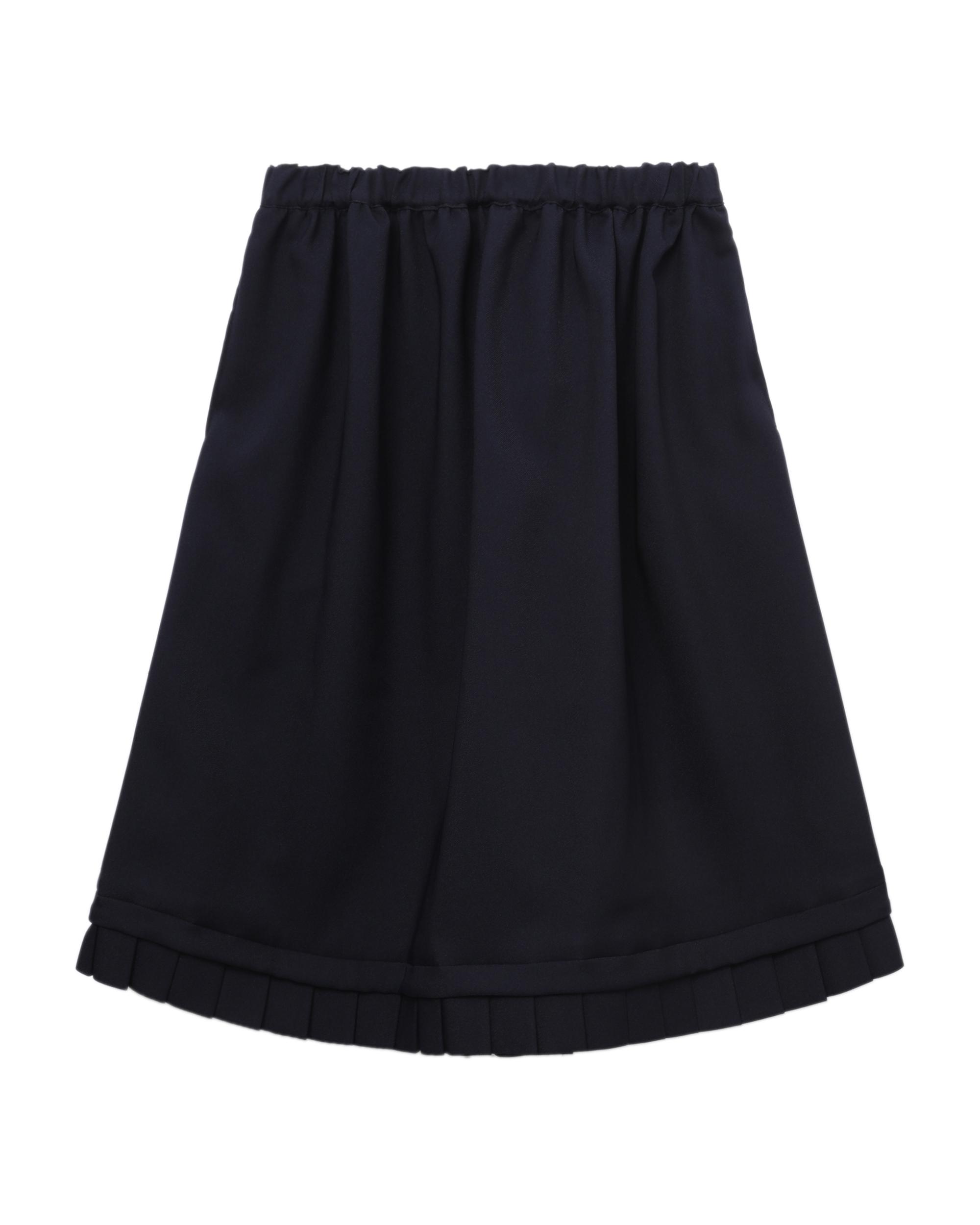 Pleated hem midi skirt by COMME DES GARCONS