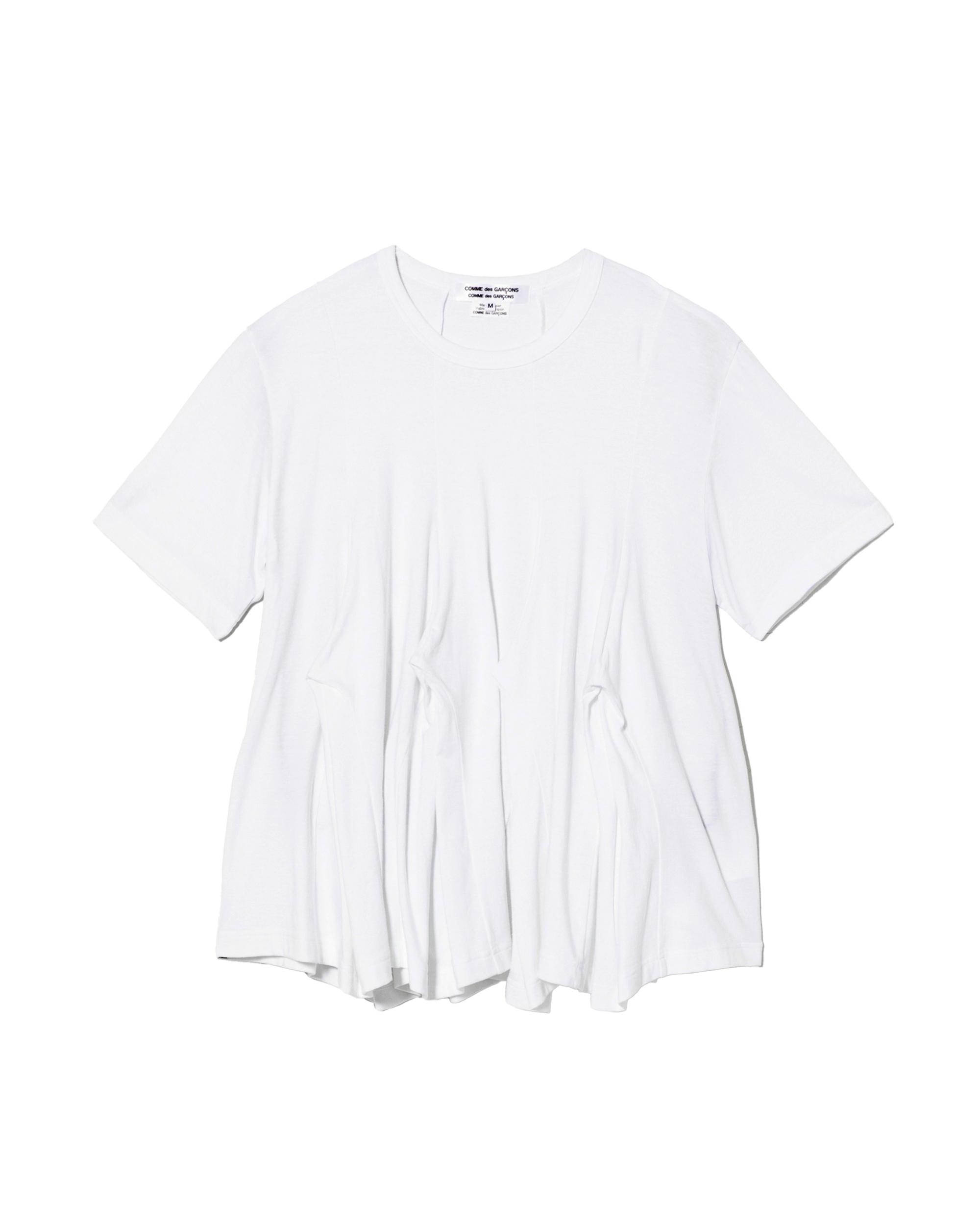 Pleated tee by COMME DES GARCONS