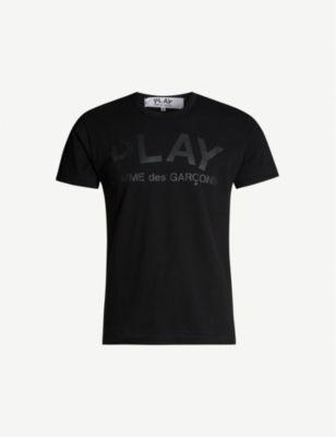 Reverse logo-print cotton-jersey T-shirt by COMME DES GARCONS
