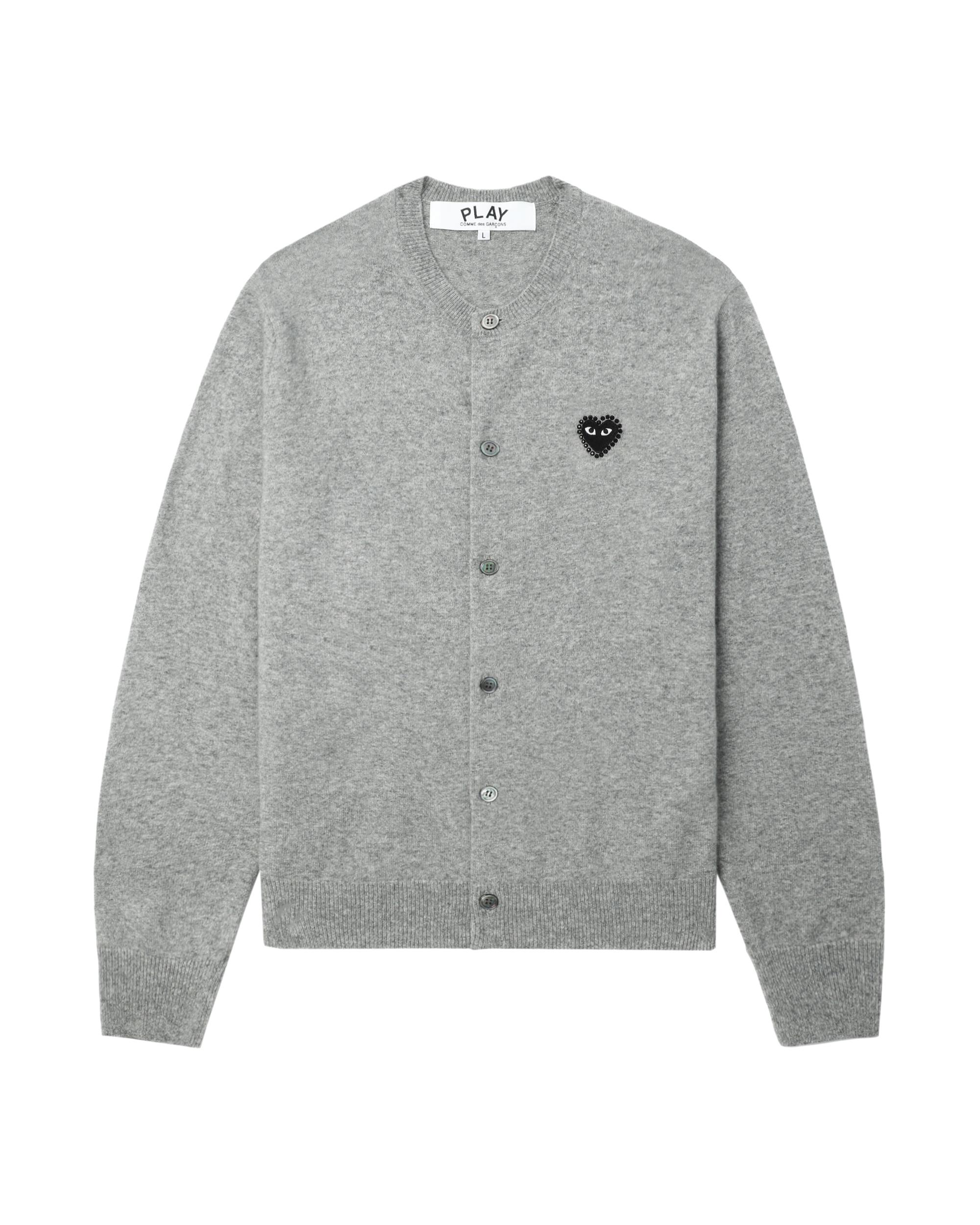 Rhinestone logo cardigan by COMME DES GARCONS