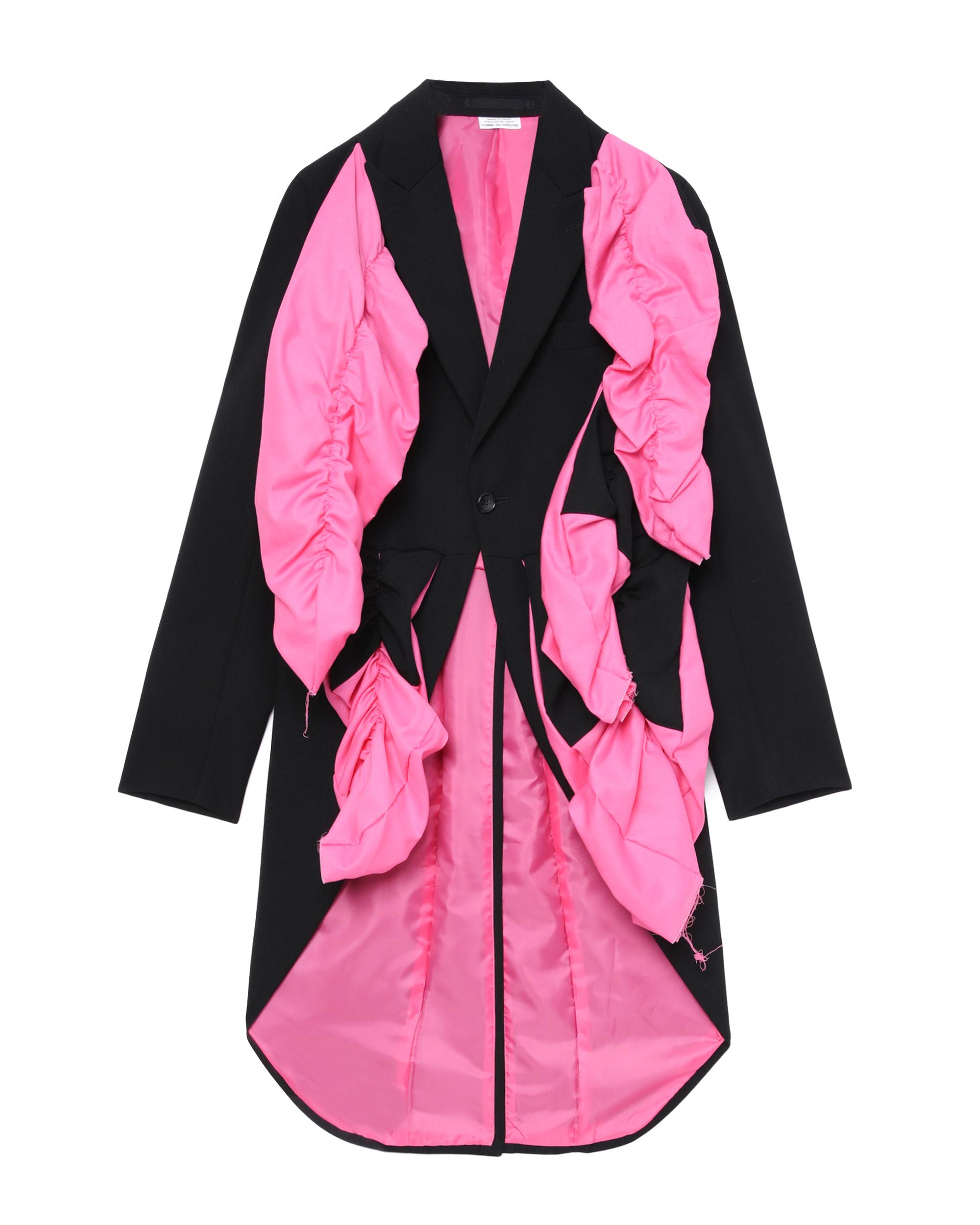 Ruffle single breasted coat by COMME DES GARCONS