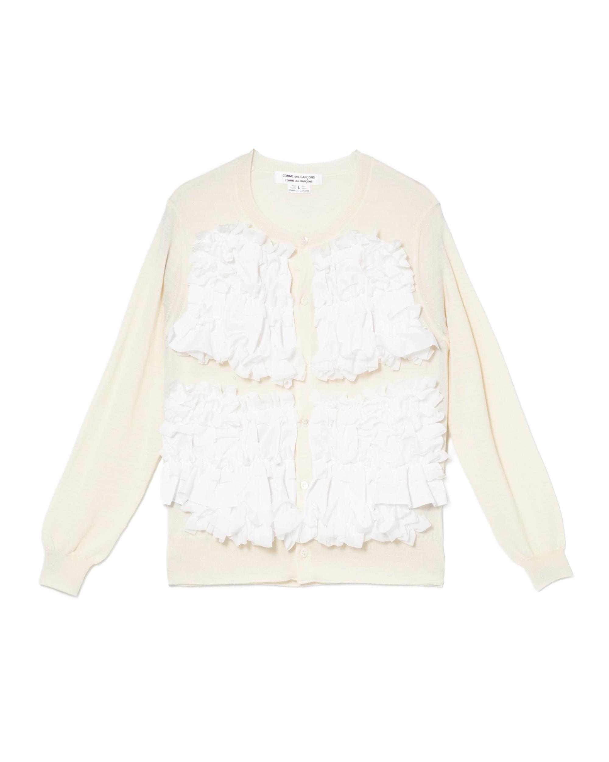 Ruffled cardigan by COMME DES GARCONS