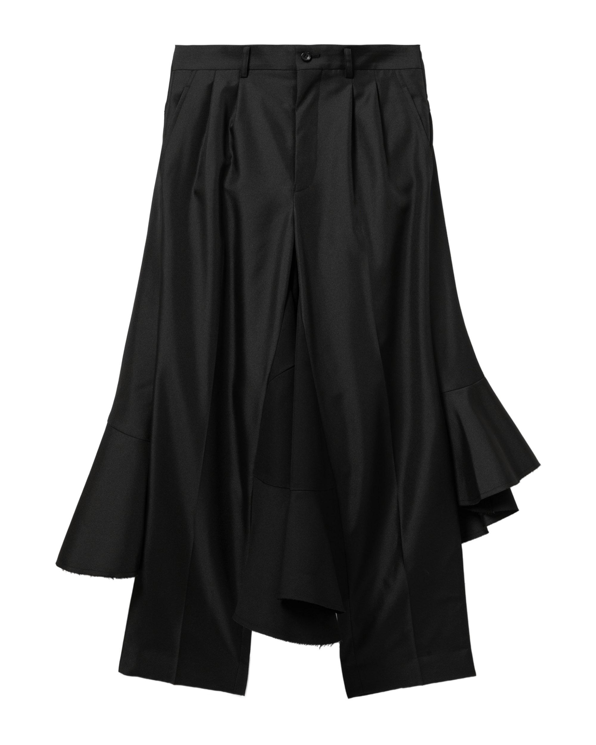 Ruffled layered pants by COMME DES GARCONS