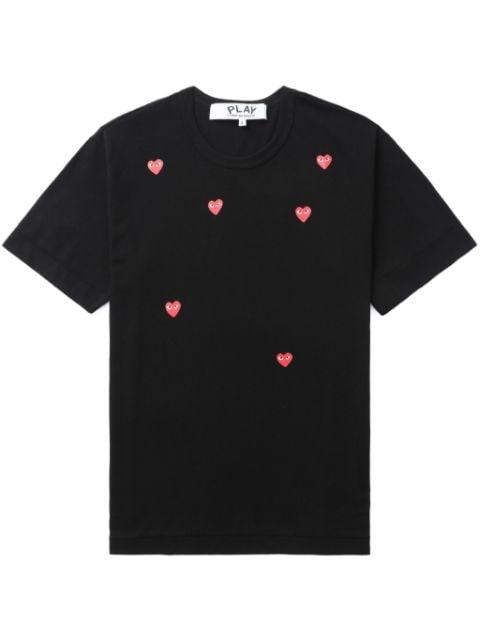 Scattered Hearts cotton T-shirt by COMME DES GARCONS