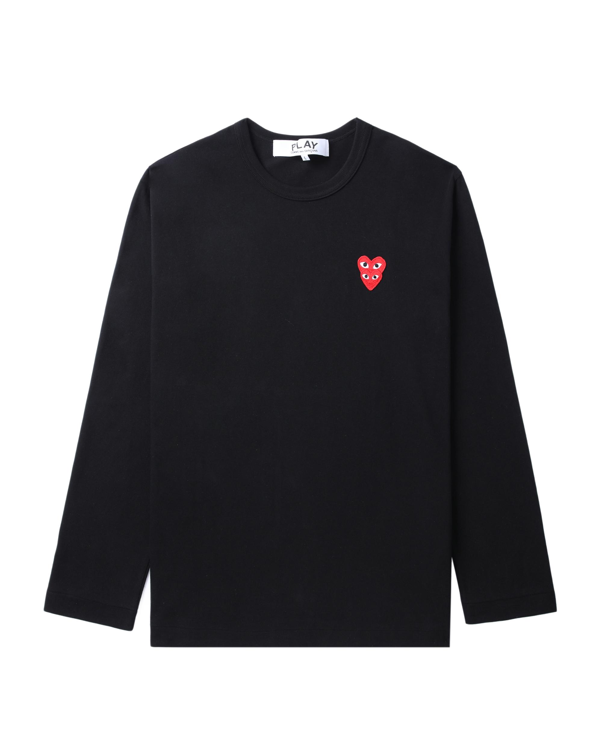 Stacked heart tee by COMME DES GARCONS