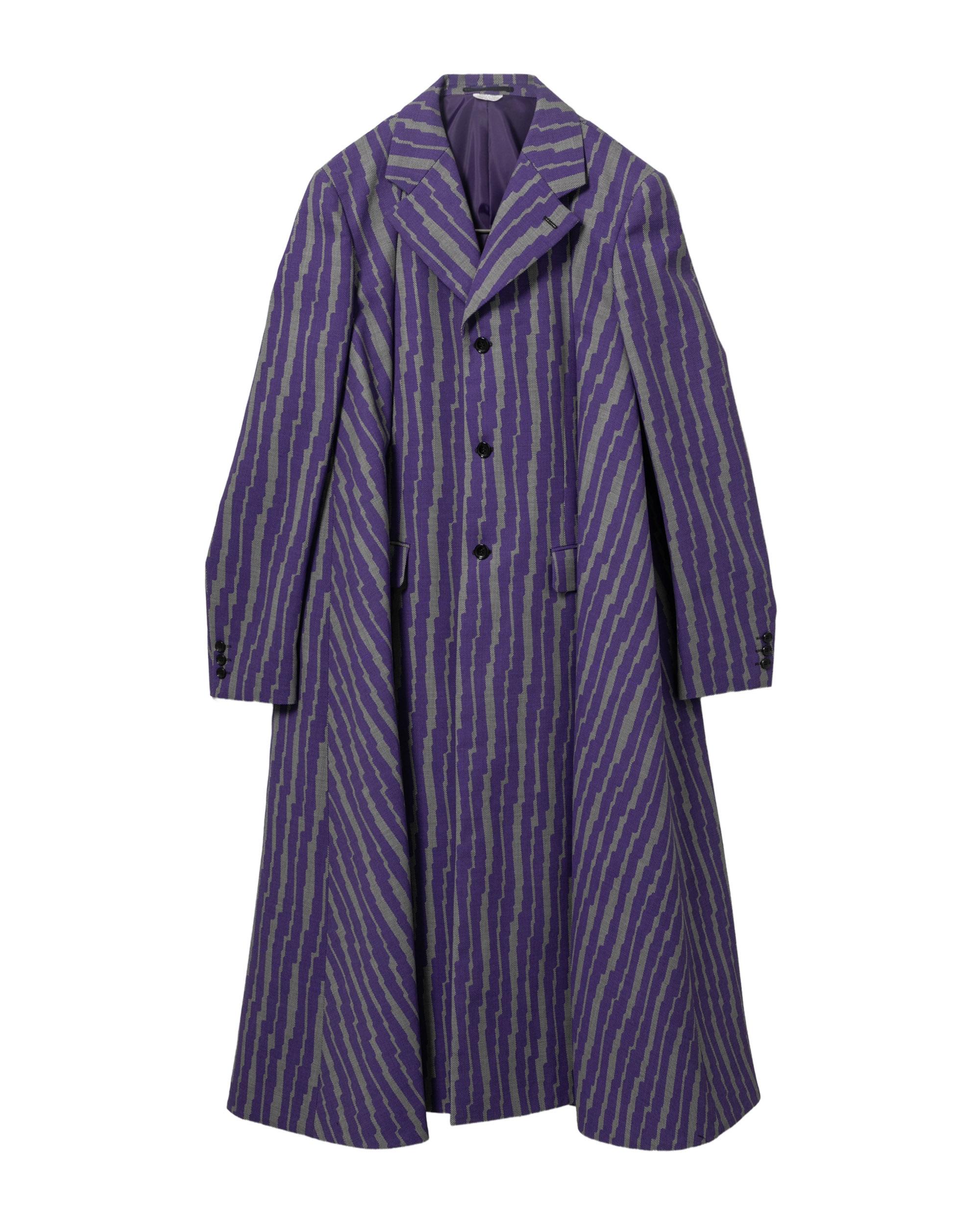 Striped long coat by COMME DES GARCONS