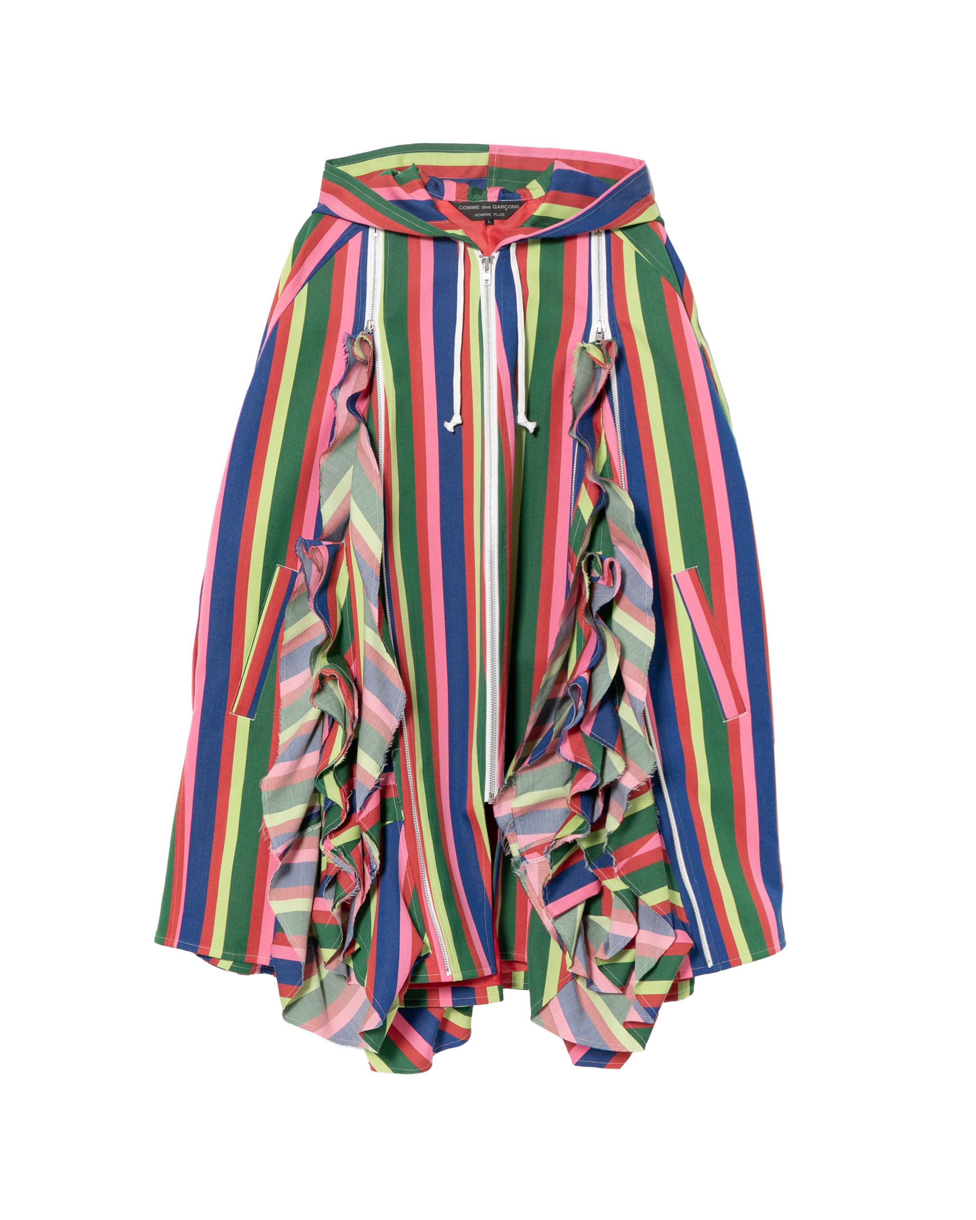 Striped poncho by COMME DES GARCONS