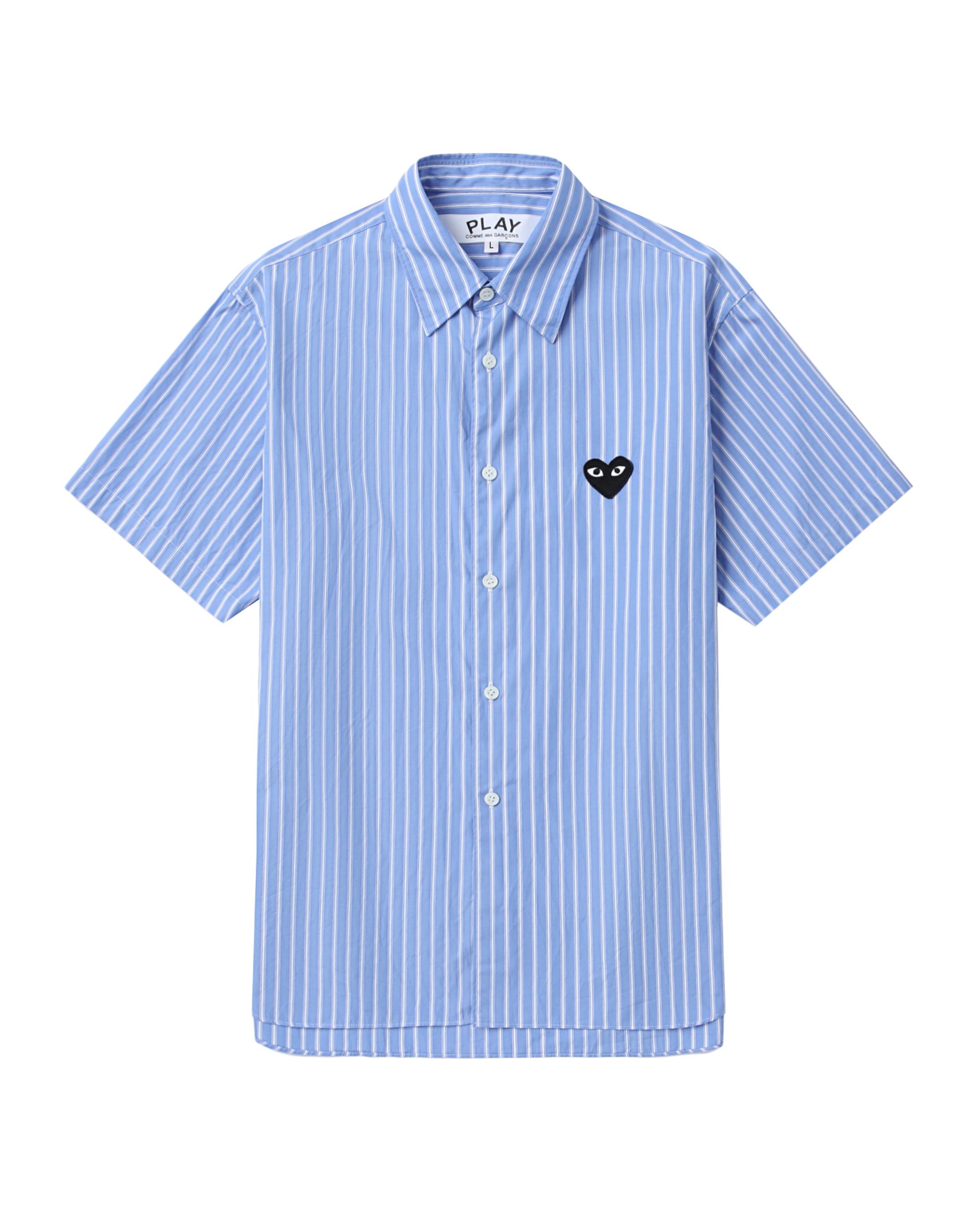 Striped short sleeve shirt by COMME DES GARCONS