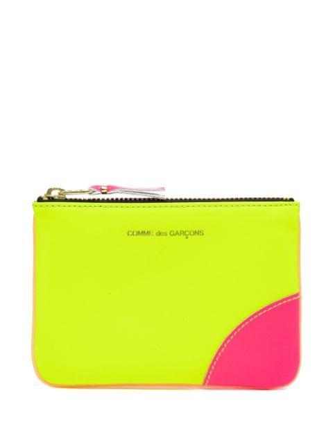 Super Fluo leather pouch by COMME DES GARCONS