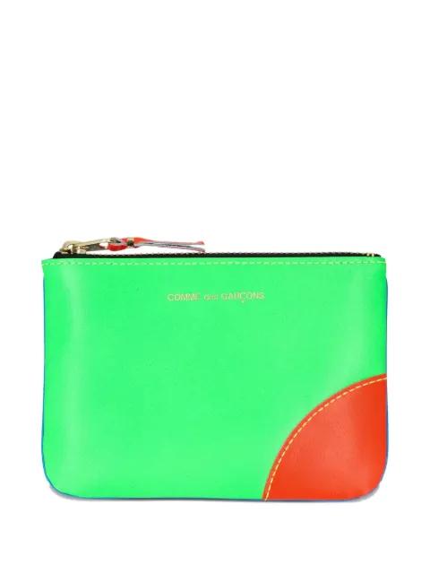 Super Fluo zip wallet by COMME DES GARCONS