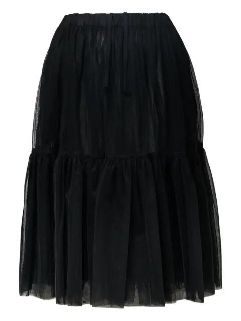 Teiban nylon midi skirt by COMME DES GARCONS