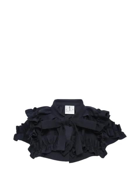 Teiban ruffled cape by COMME DES GARCONS