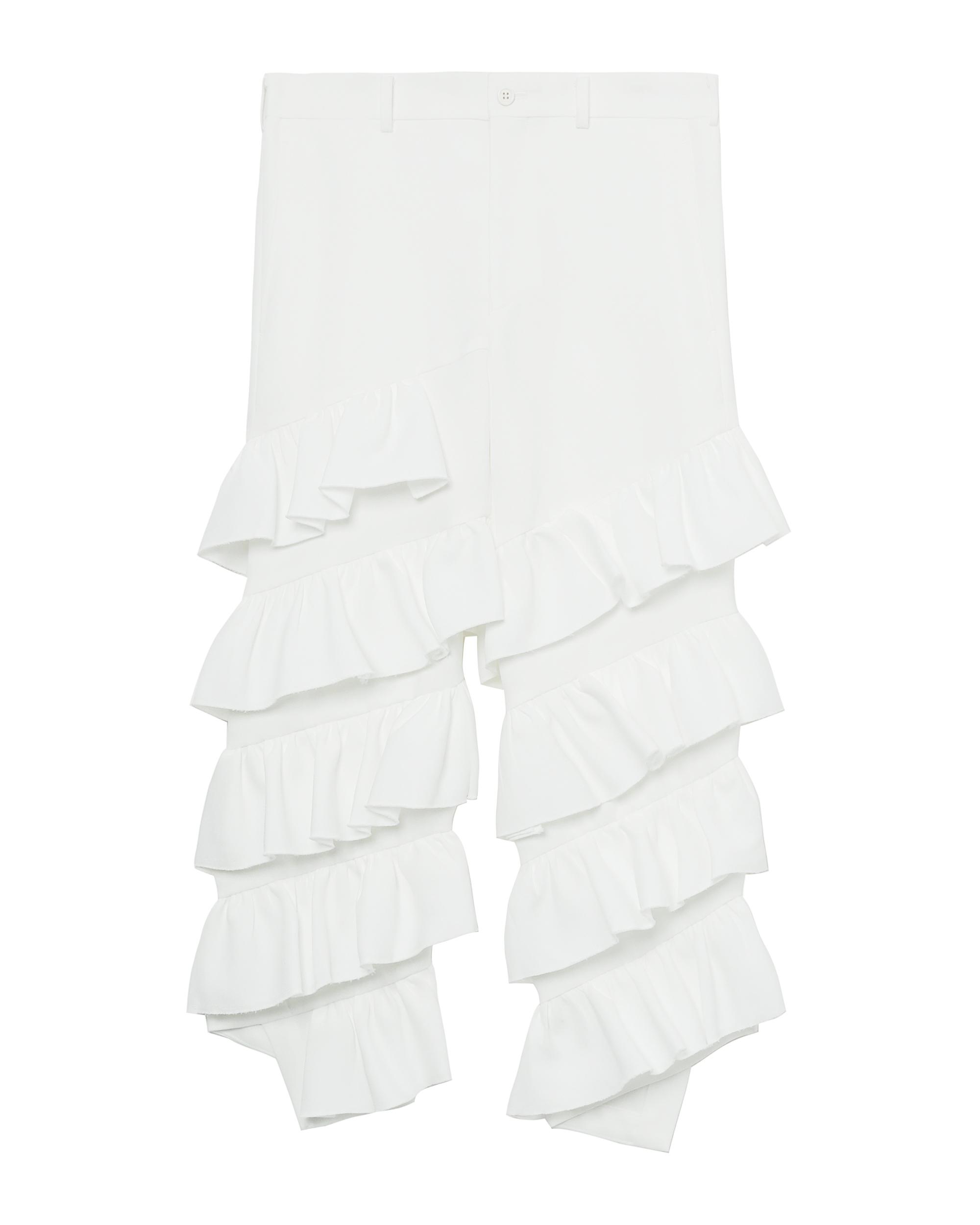 Tiered cropped pants by COMME DES GARCONS