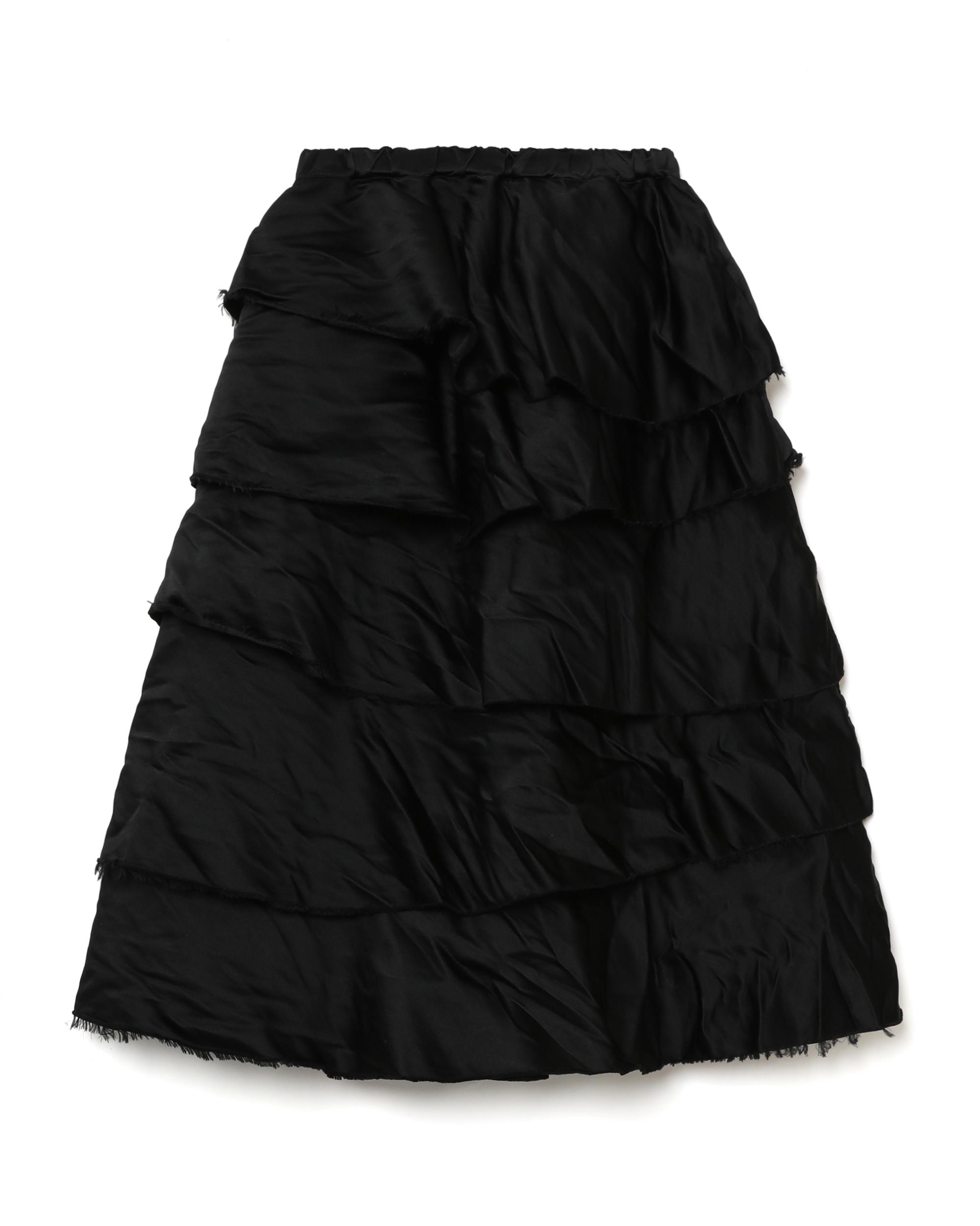 Tiered midi skirt by COMME DES GARCONS